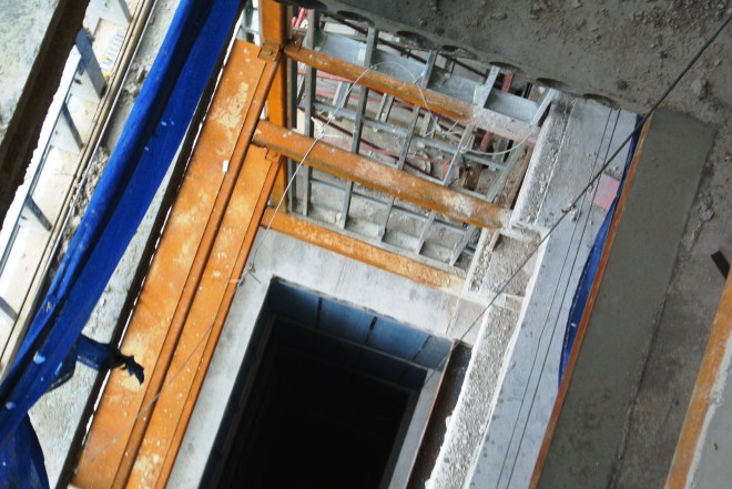 Service Elevator 16 Floors Down Godfrey Hotel Chicago