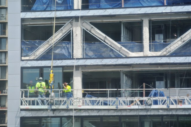 West Glass Curtain Installation Godfrey Hotel Chicago