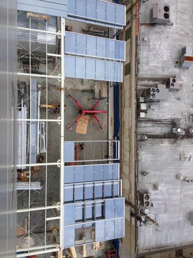 Retractable roof installation