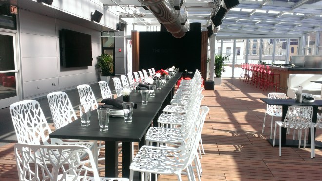 ChooseChicago hosted a lunch today at I|O Urban Roofscape.