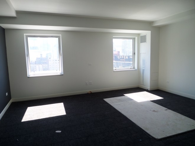 Before all of our luxury furnishings were installed!