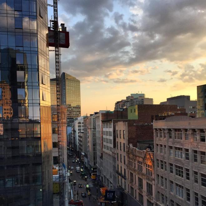 Millennium Tower is being built. Photo Credit: @BuildItBoston on Instagram - #GoGodfrey Contest Submission.