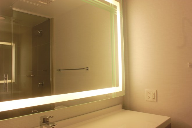 Bathroom counter space