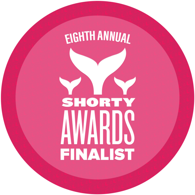 We are honored to be a finalist in the 8th Annual Shorty Awards.