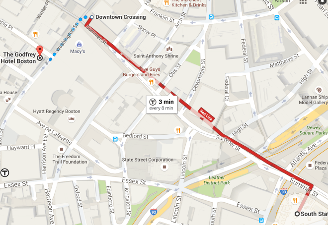 Godfrey Directions South Station